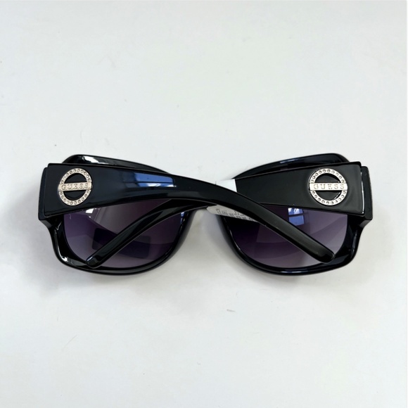 New GUESS Butterfly Sunglasses GO00069 Acetate Black Rhinestones Solid main image 4